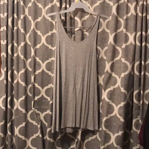 grey swing dress
